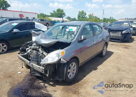 2012 Nissan Versa 1.6 Sl z USA, uszkodzony, nr VIN 3N1CN7APXCL812936